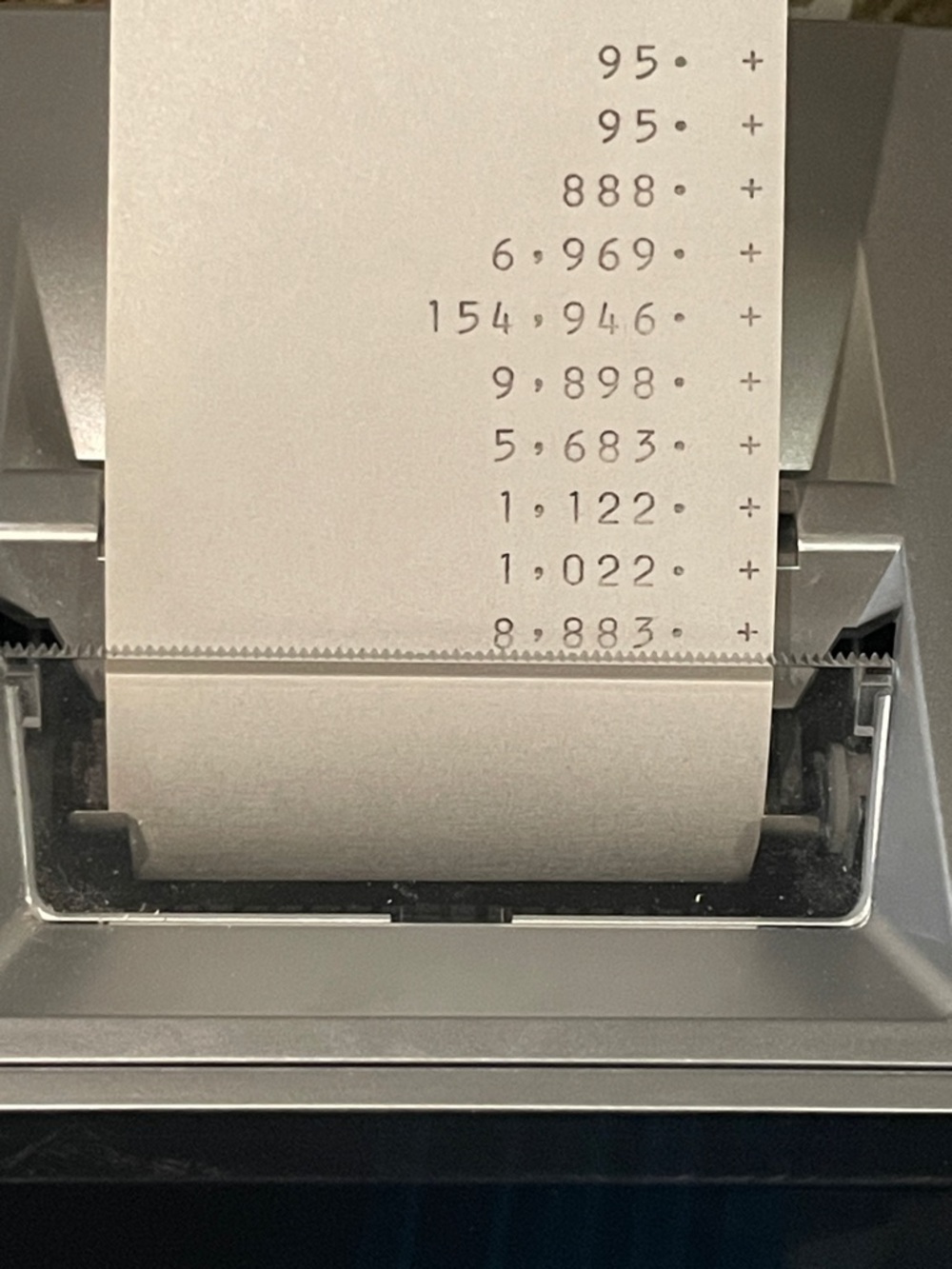 Canon MP11DX Printing Calculator with Clock and Calendar - Picture 4 of 9